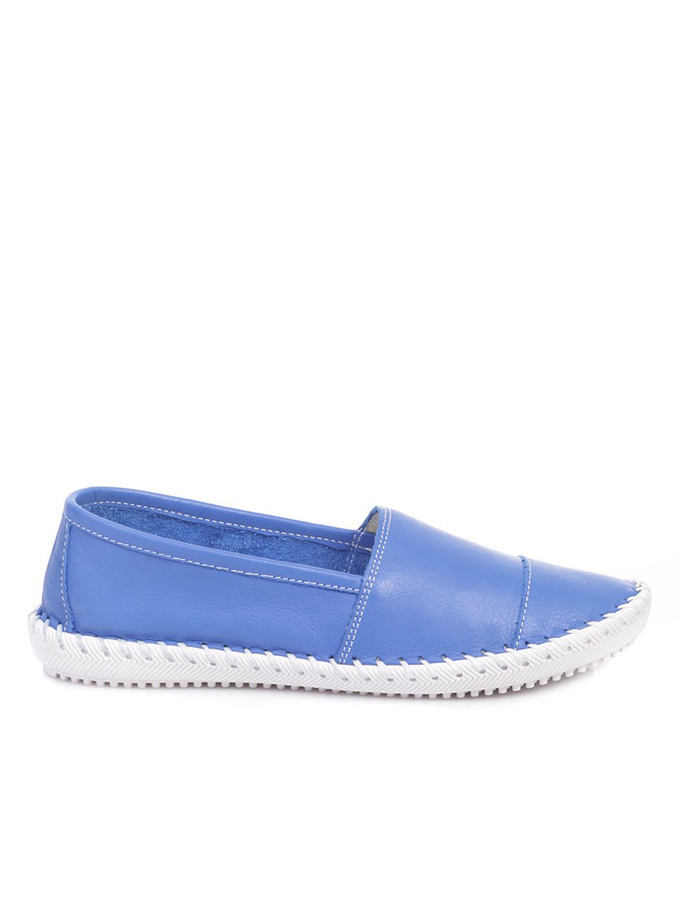 Ежедневни дамски обувки от естествена кожа 3AB-17651 blue