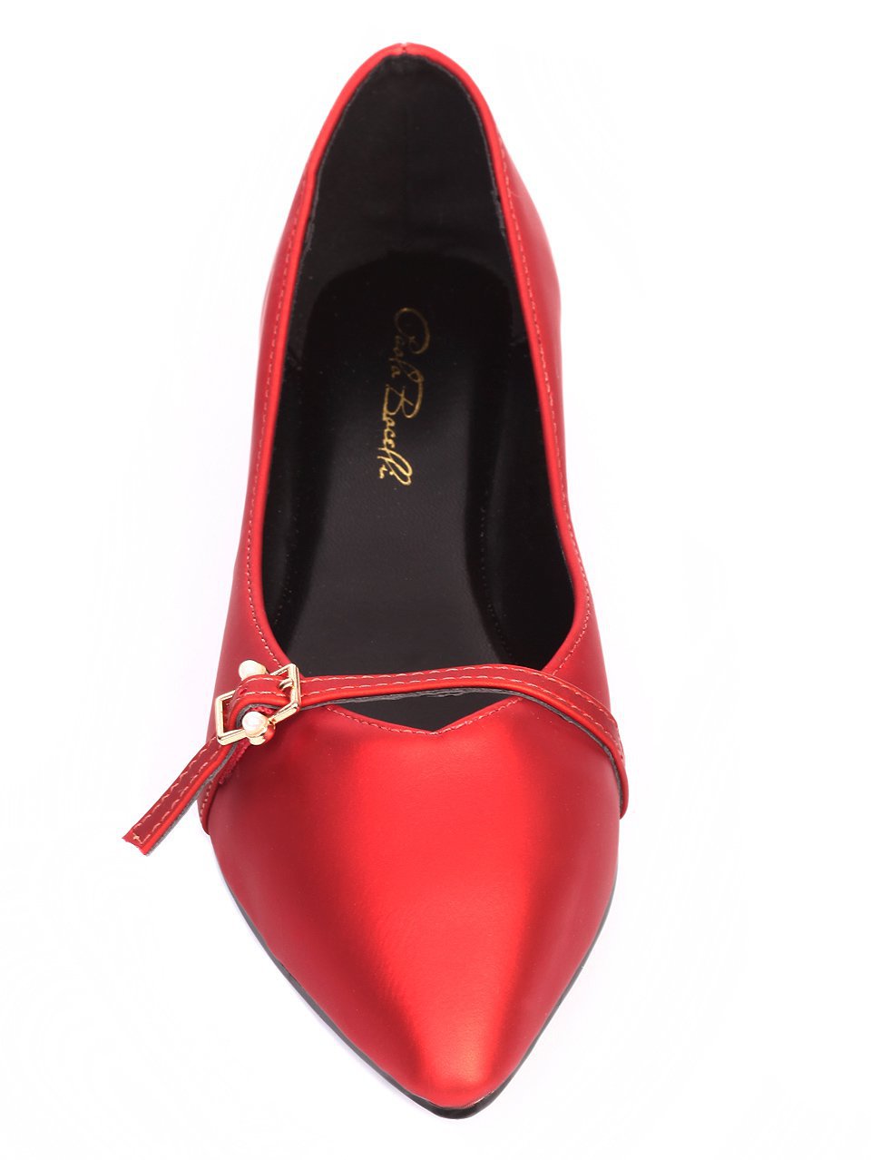 Ежедневни дамски обувки в червено 3B-17247 red