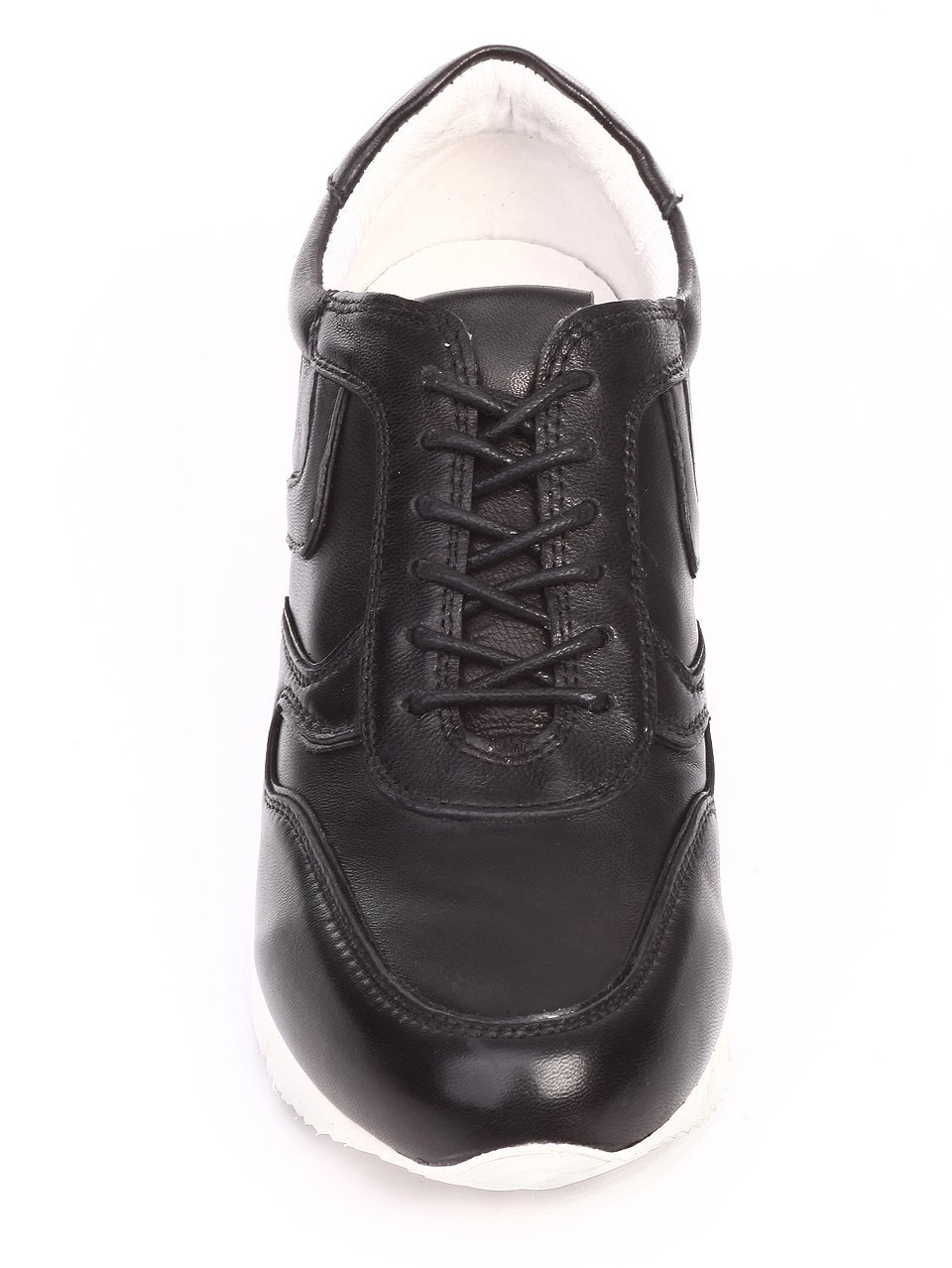 Ежедневни дамски обувки от естествена кожа 3I-17274 black