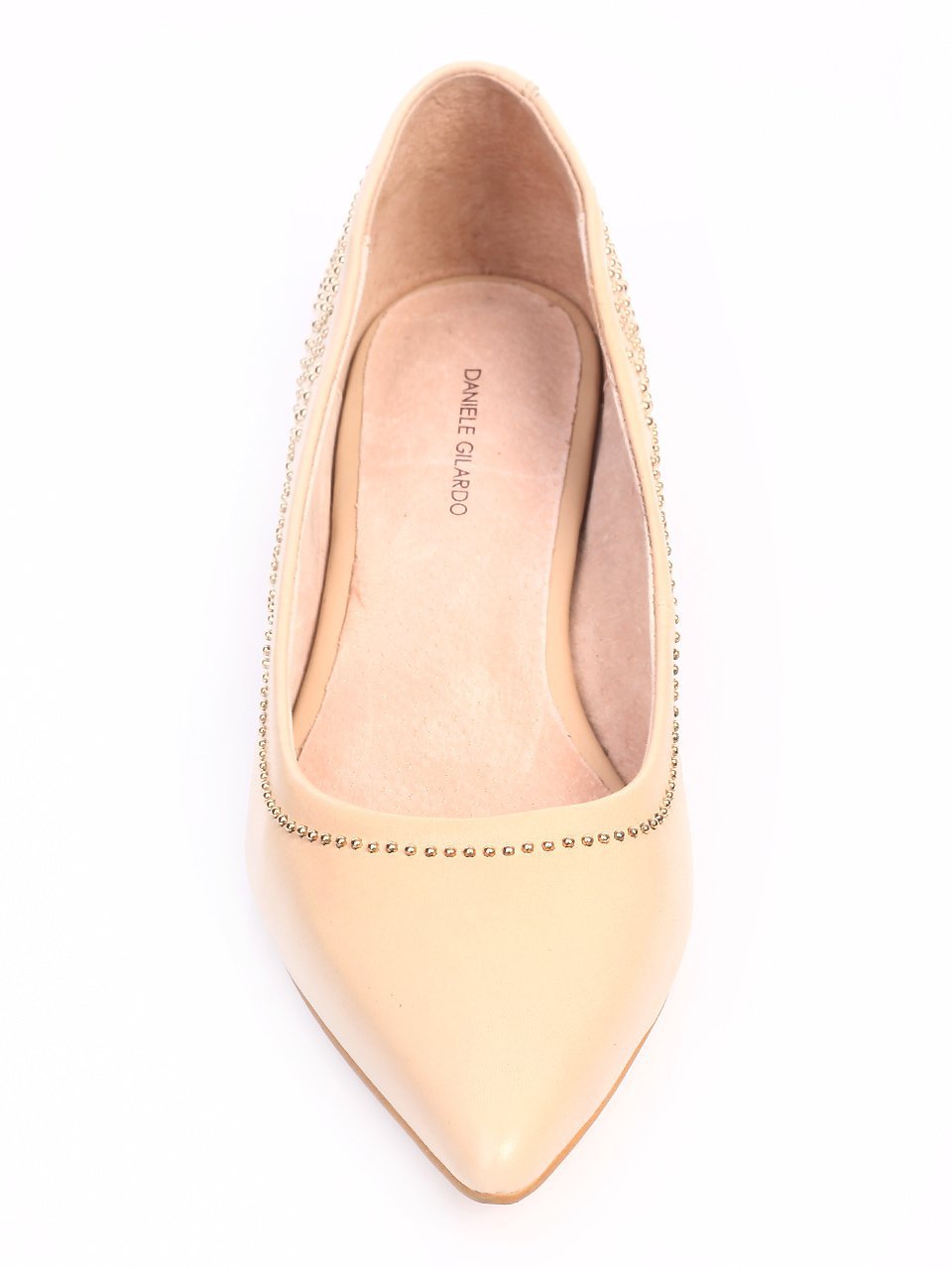 Ежедневни дамски обувки от естествена кожа 3I-17280 beige