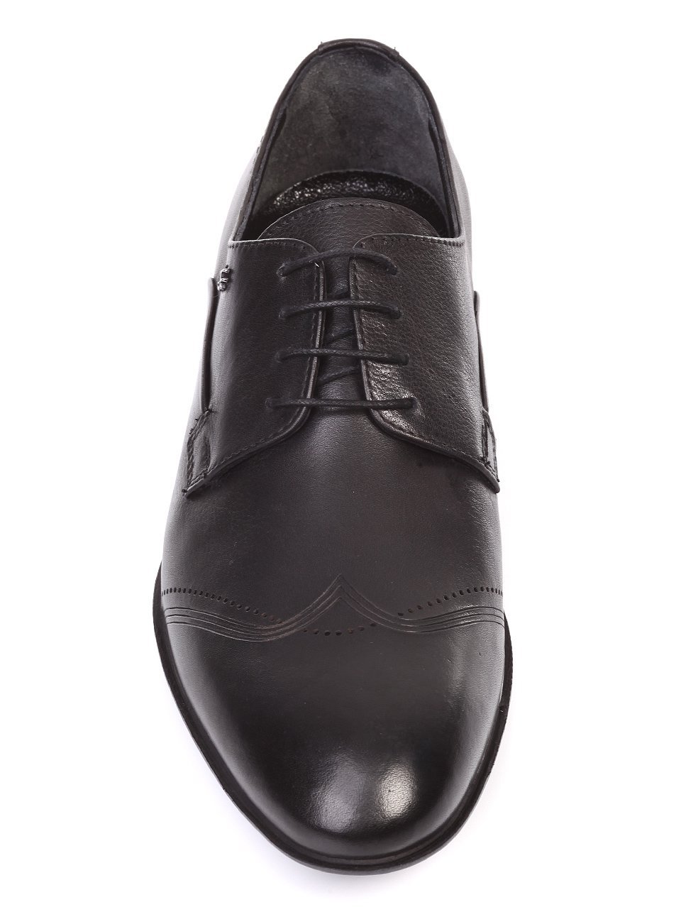 Елегантни мъжки обувки от естествена кожа 7AT-18520 black