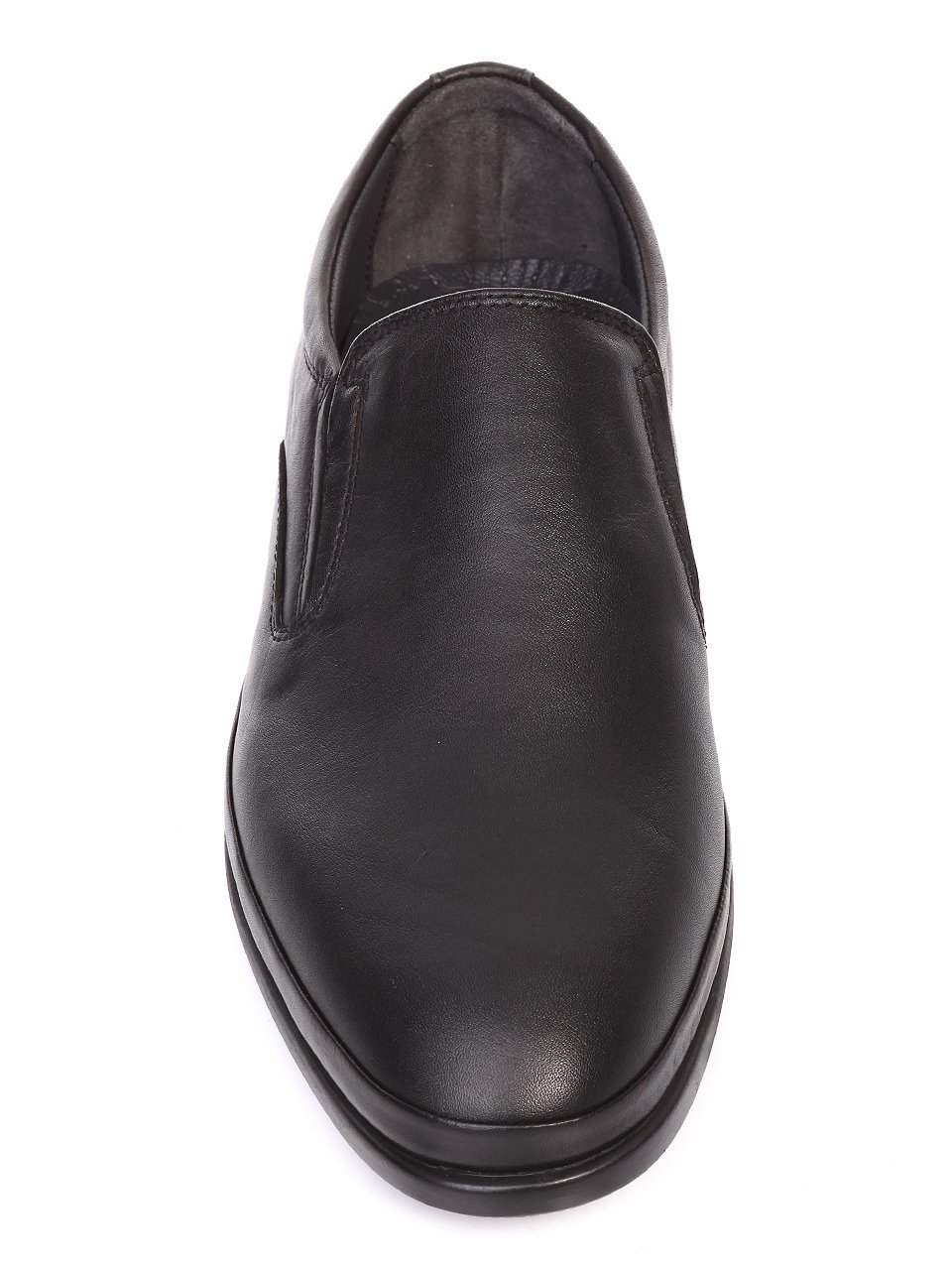 Официални обувки от естествена кожа в черно 7AT-16876 black