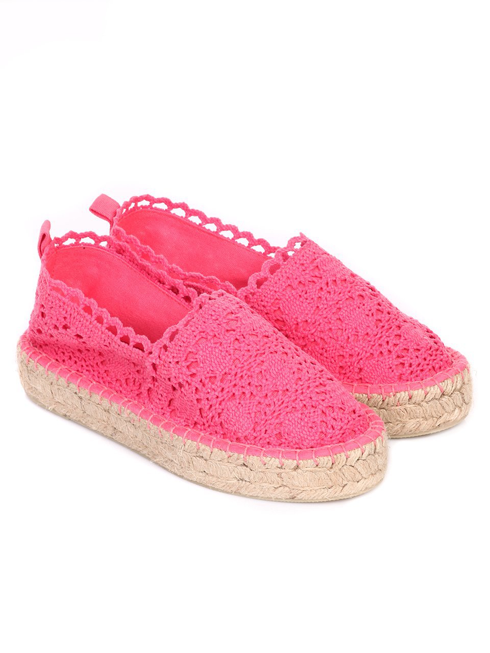 Ежедневни дамски обувки в цвят корал 3W-17347 coral