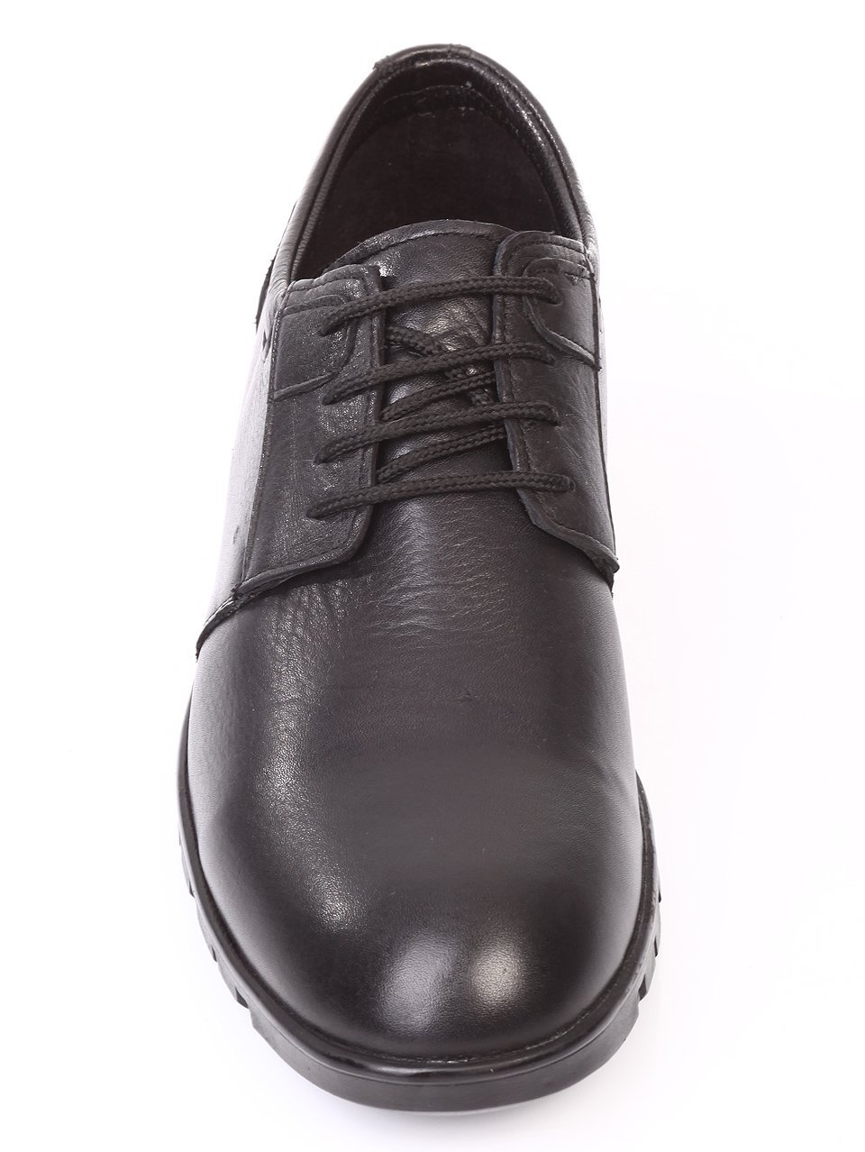 Спортно-елегантни мъжки обувки от естествена кожа 7AT-171185 black