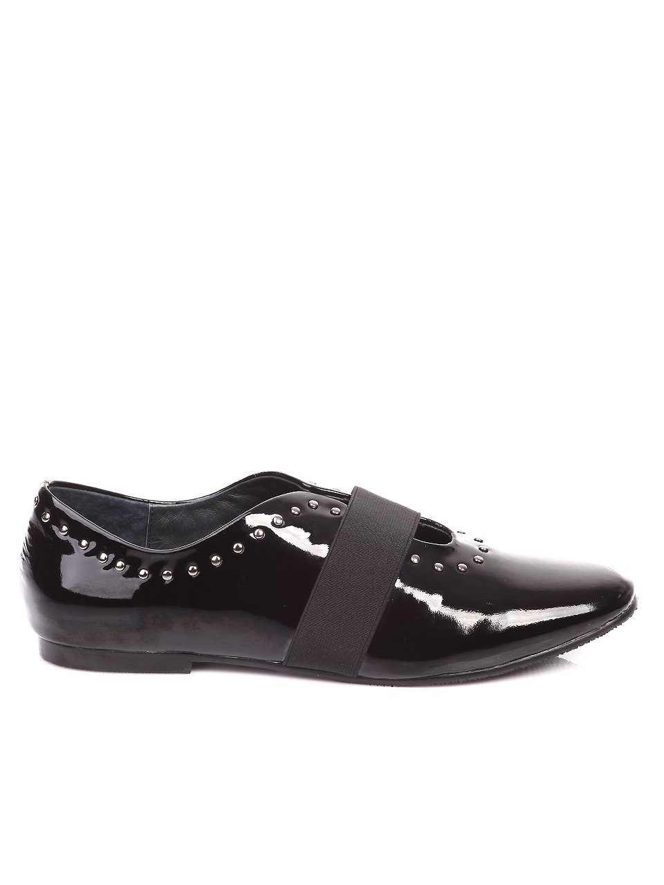 Ежедневни дамски обувки от естествен лак 3I-17488 black