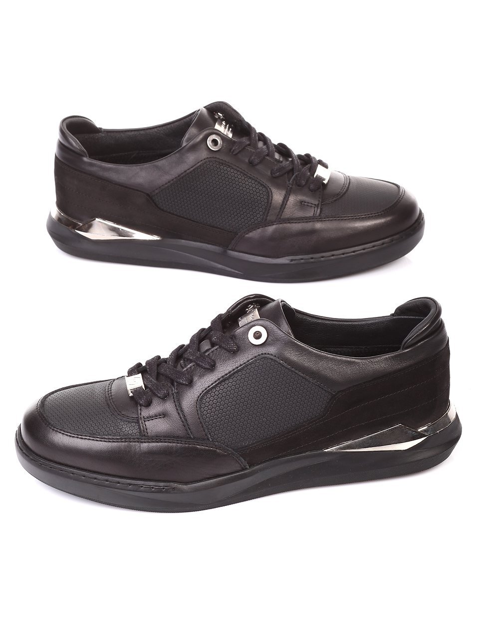 Ежедневни мъжки обувки от естествена кожа 7K0249-312 black