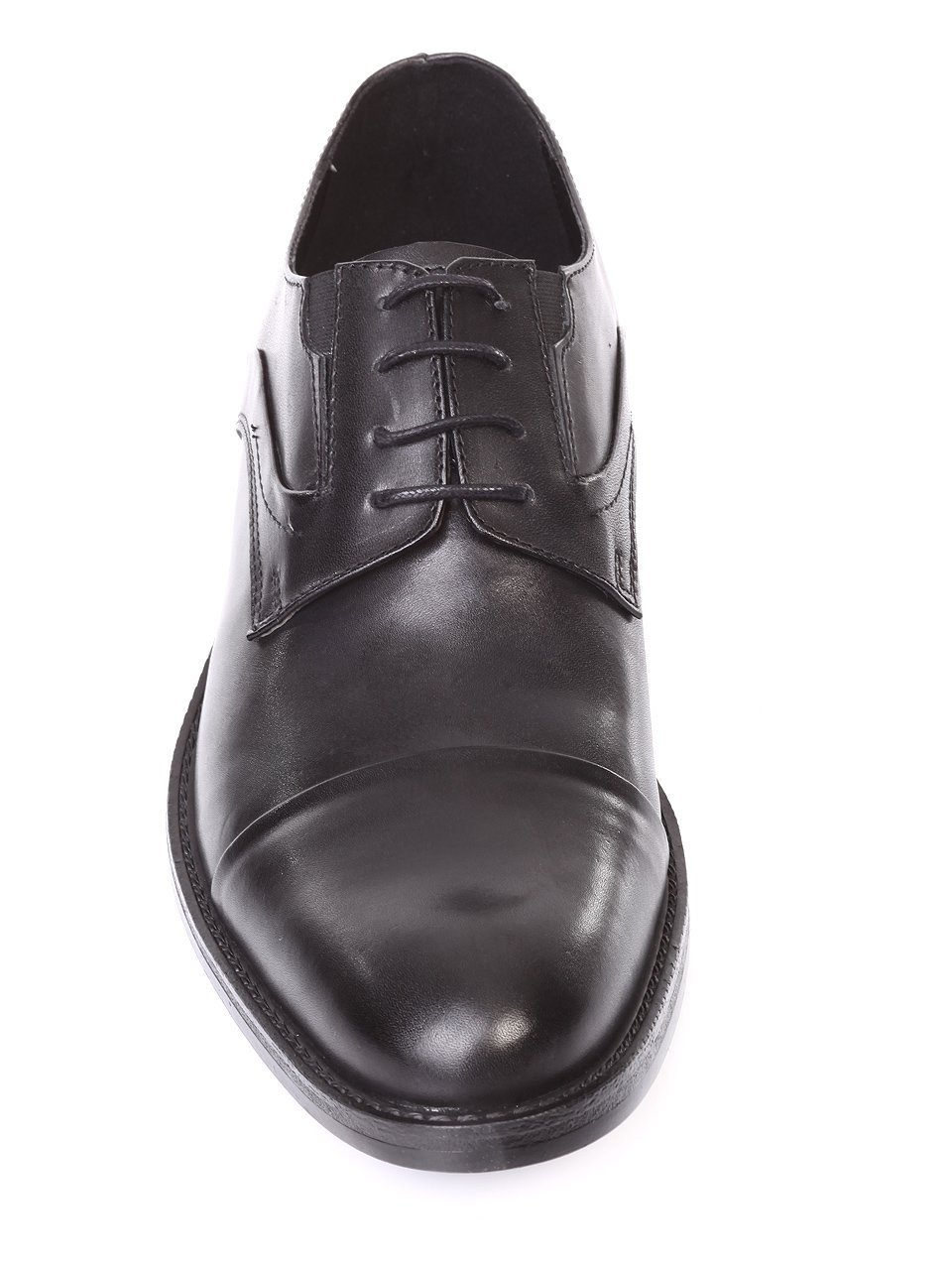 Елегантни мъжки обувки от естествена кожа 7AB-171098 black