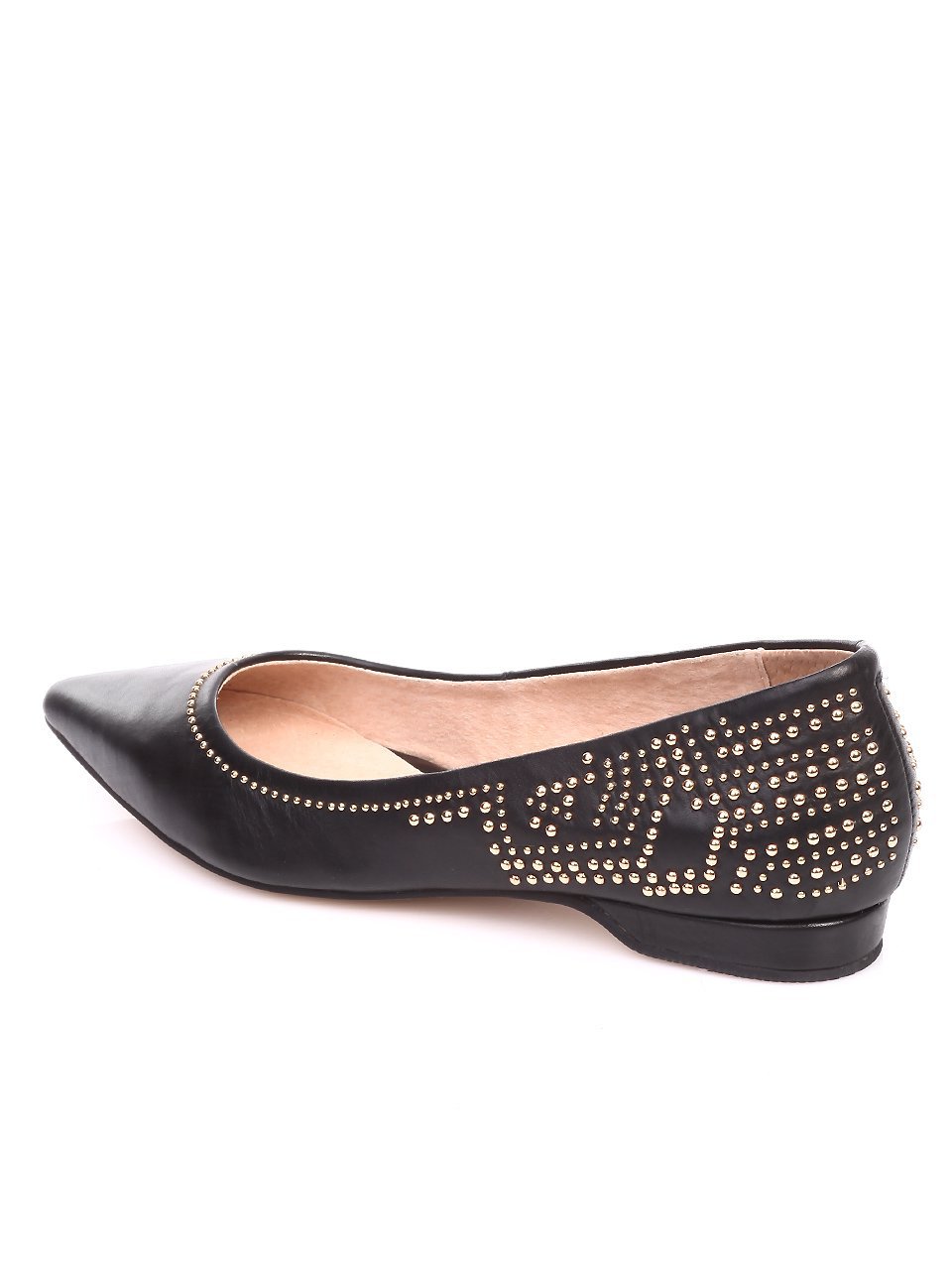 Ежедневни дамски обувки от естествена кожа 3I-17280 black