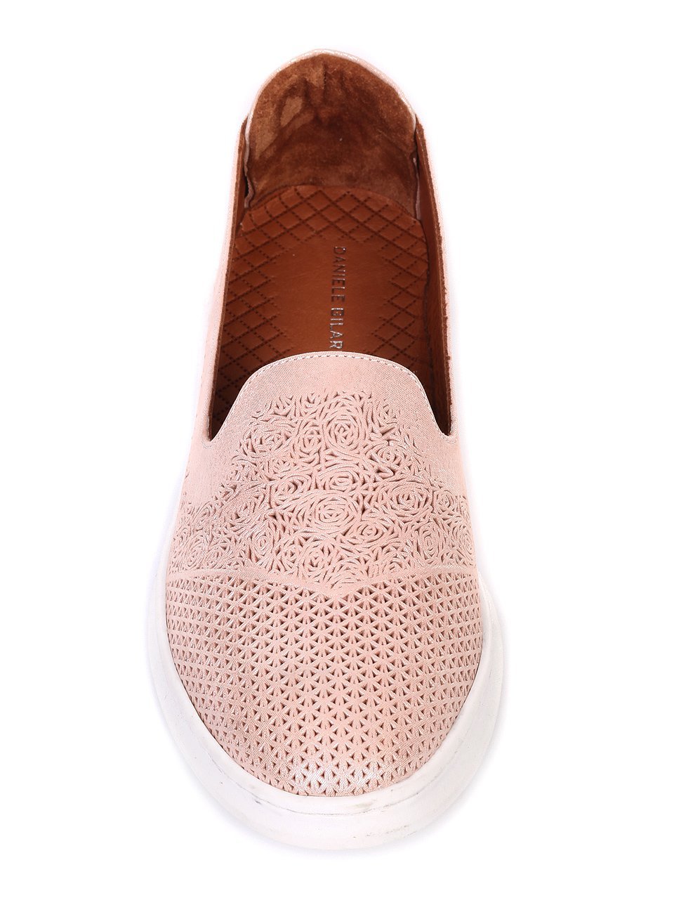 Ежедневни дамски обувки от естествена кожа 3AT-18543 pink
