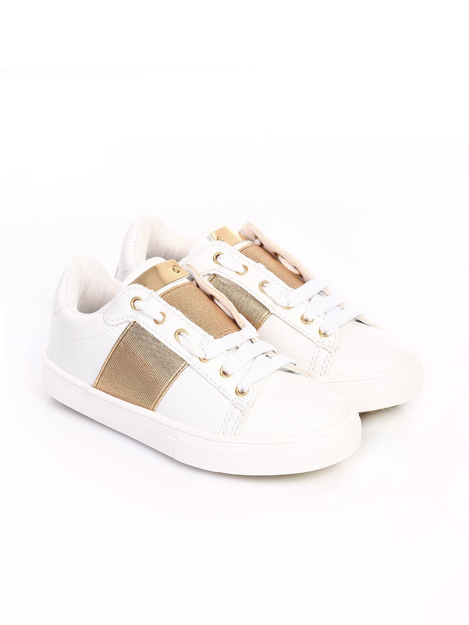 Ежедневни детски обувки в бяло 18P-17017 white