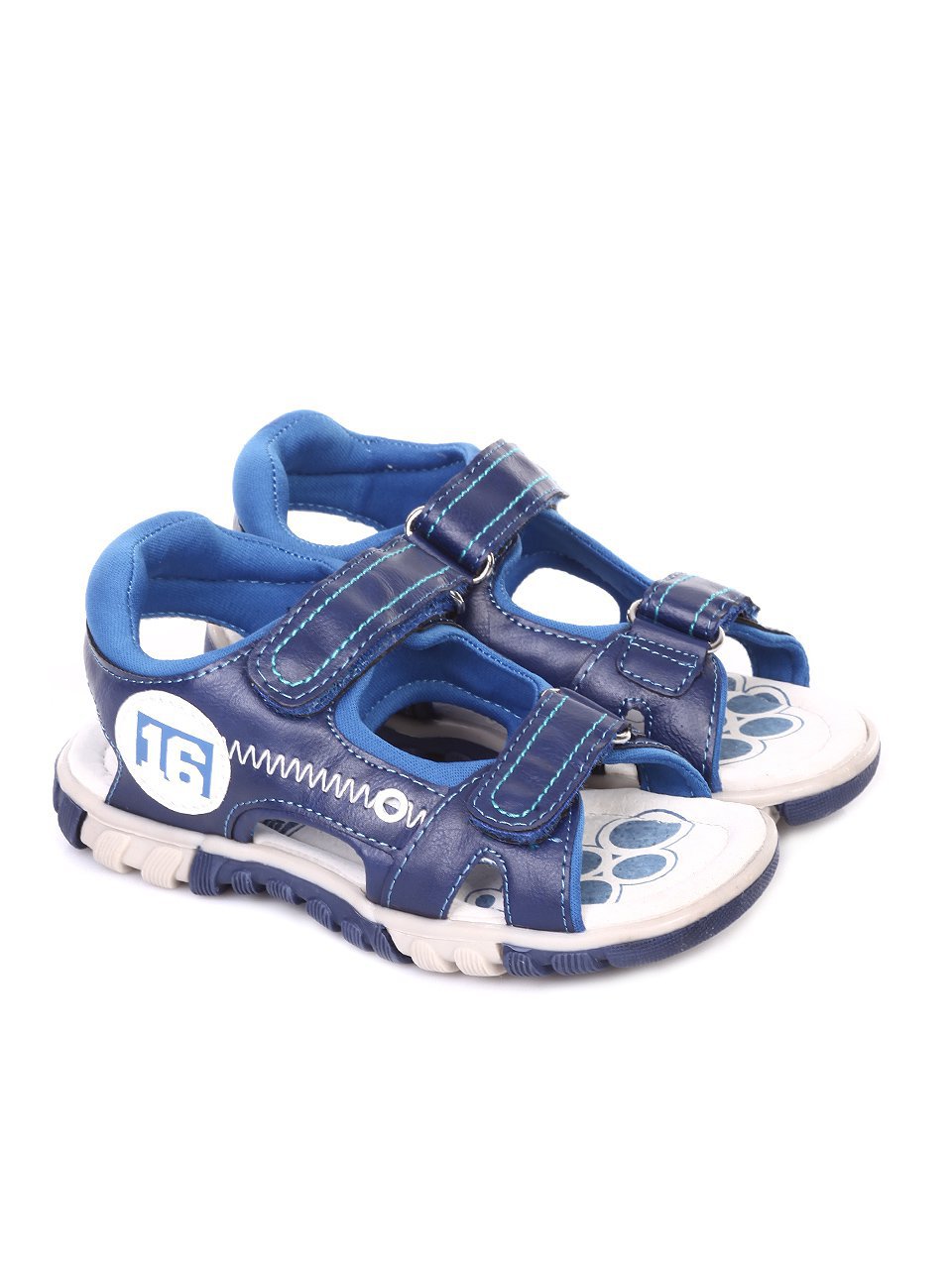 Ежедневни детски сандали в синьо 17P-18069 r.blue