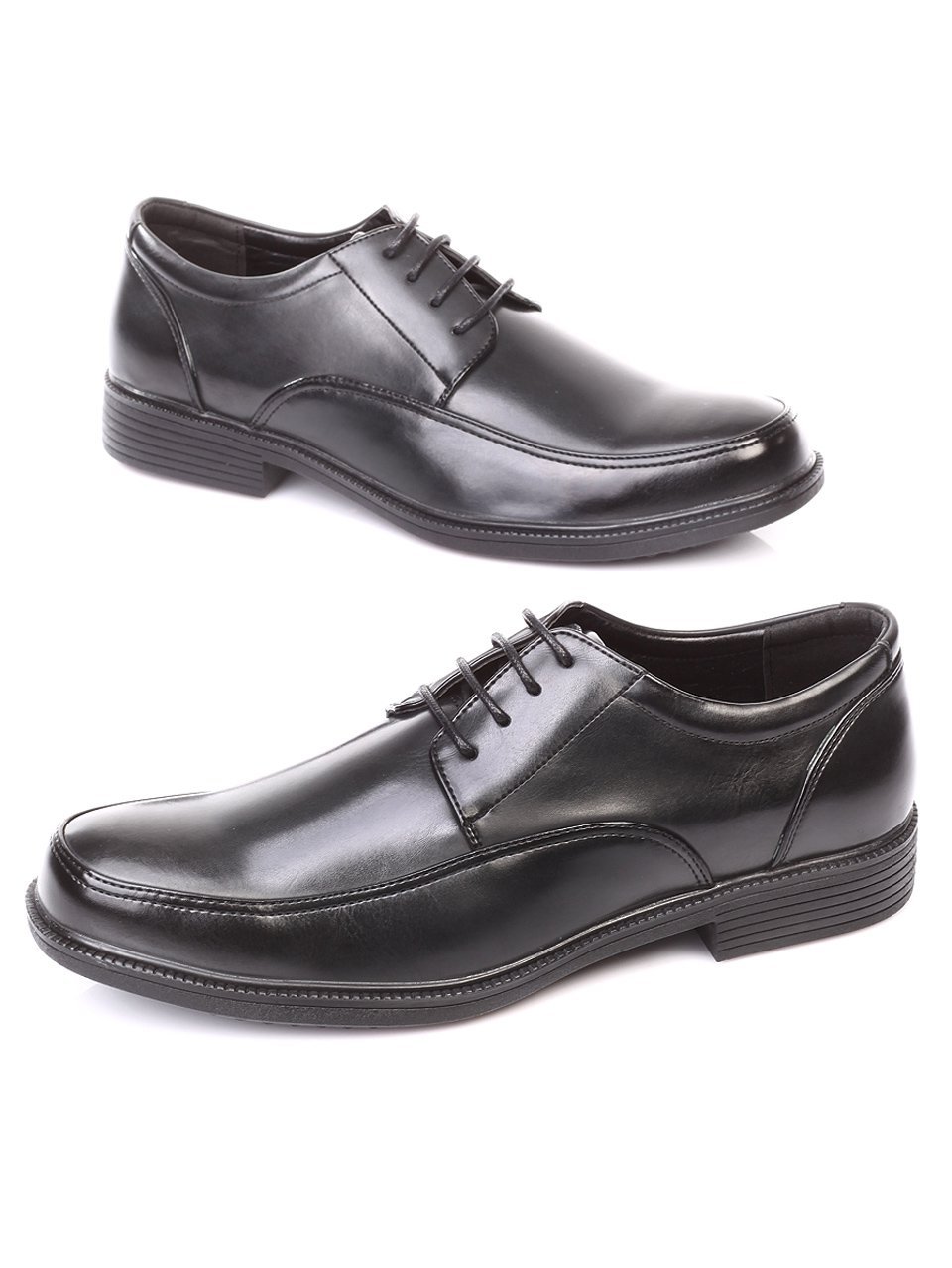 Елегантни мъжки обувки в черно 7N-17793 black
