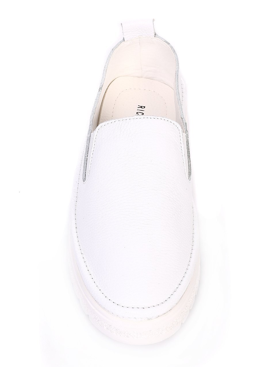 Ежедневни дамски обувки от естествена кожа 3AF-17062 white