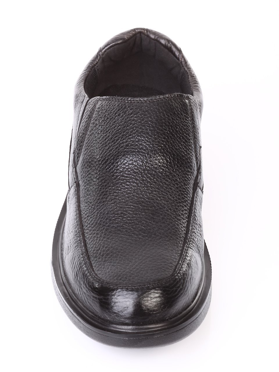 Ежедневни мъжки обувки от естествена кожа в черно 7N-17825 black