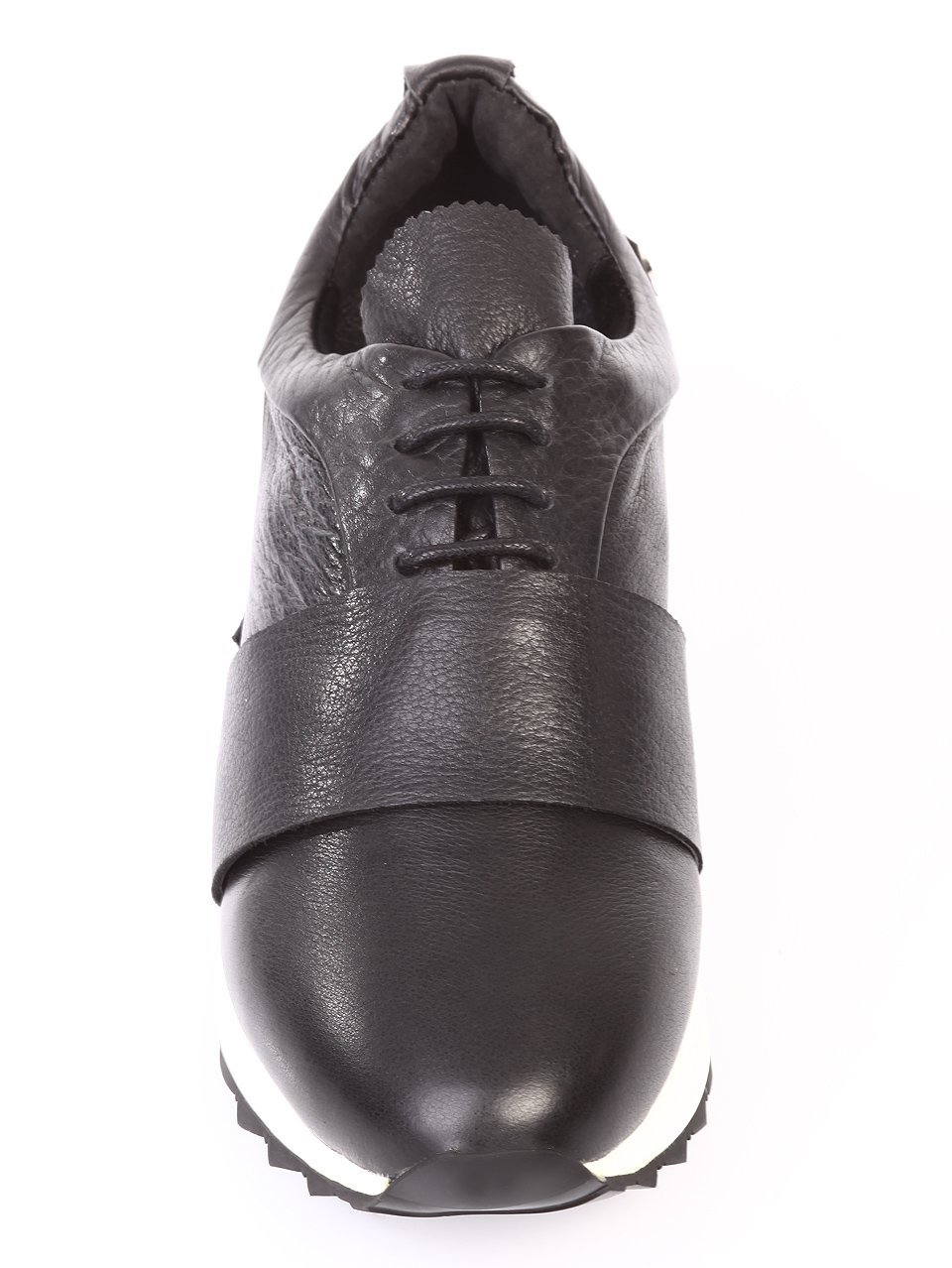 Ежедневни дамски обувки от естествена кожа 3I-17766 black