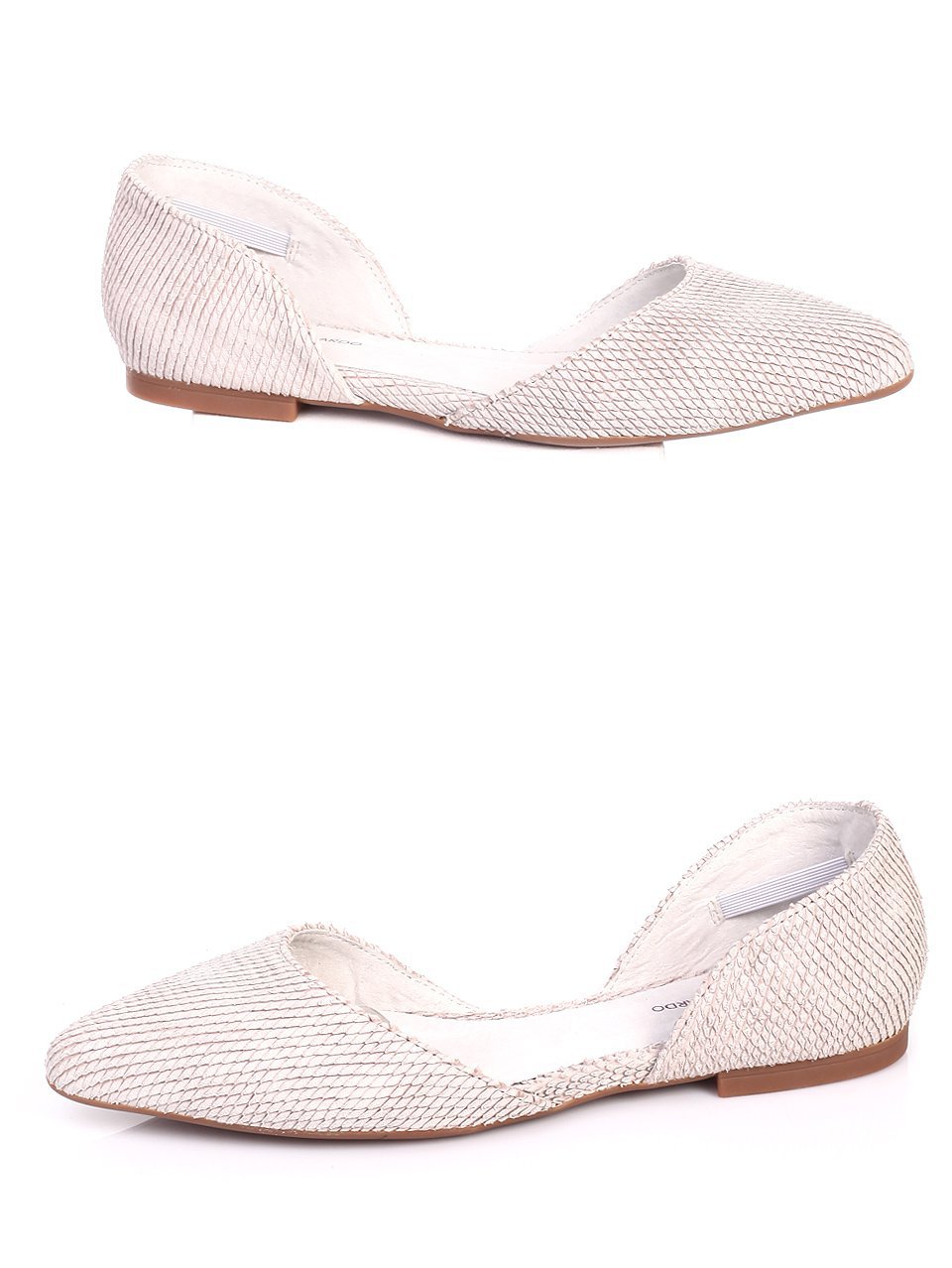 Ежедневни дамски обувки от естествена кожа 3I-17278 off white