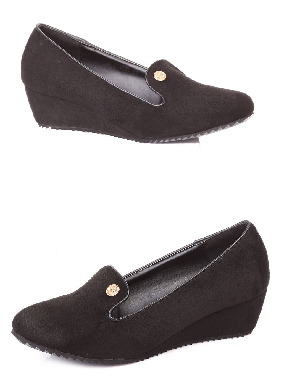 Ежедневни дамски обувки в черно 3F-171019 black