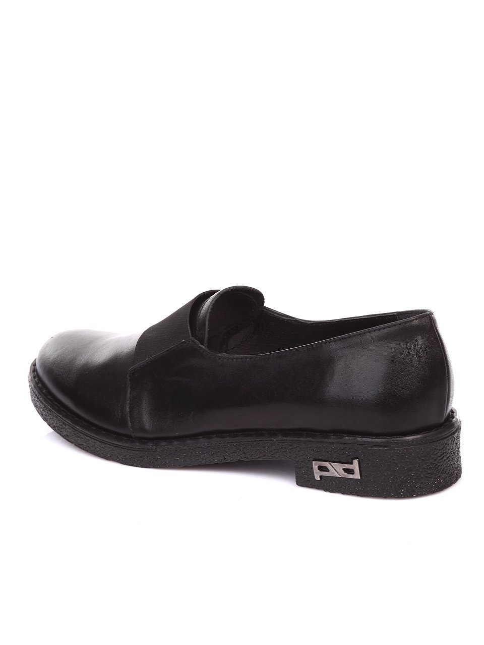 Ежедневни дамски обувки от естествена кожа 3AT-16823 black