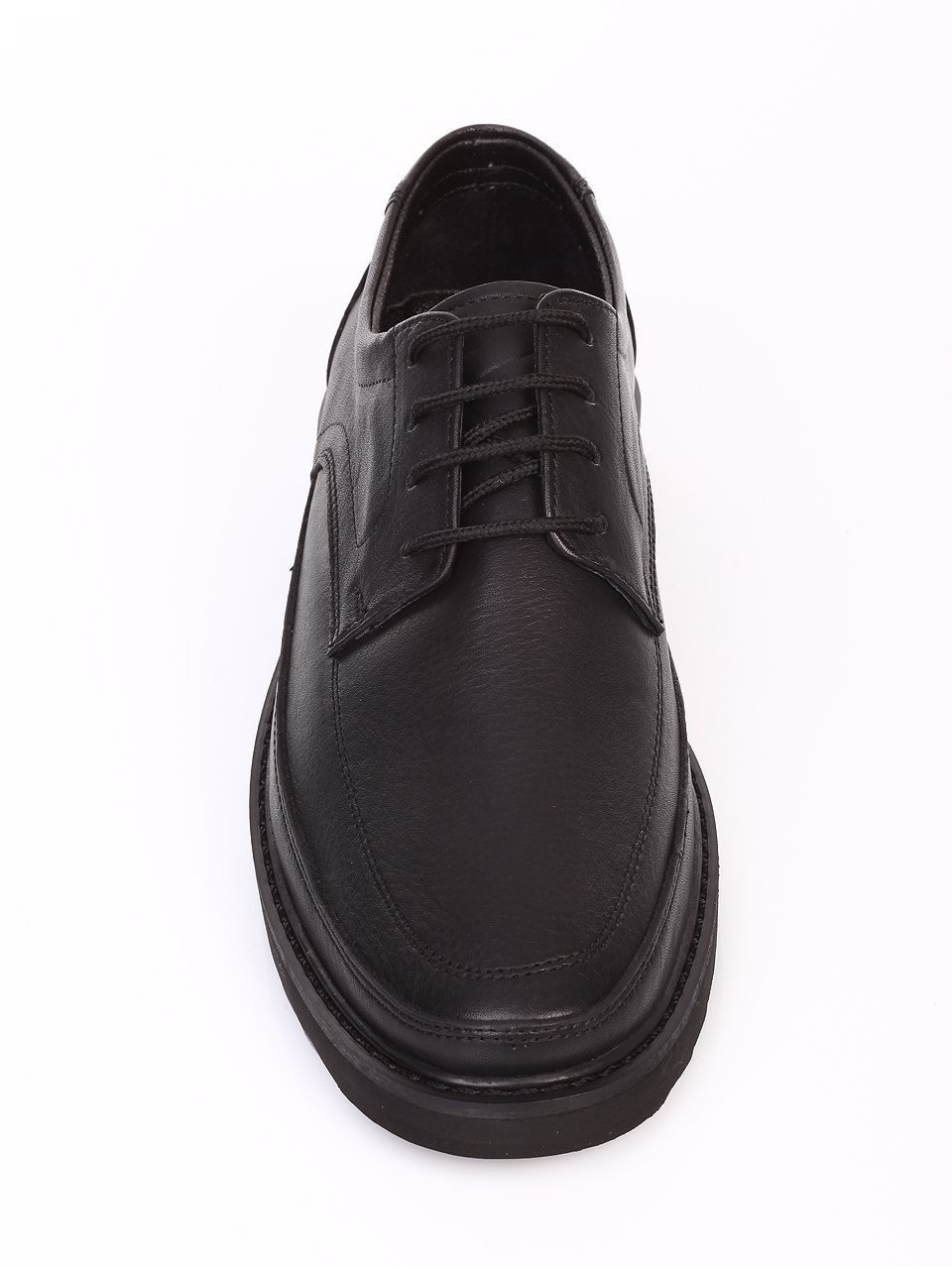 Спортно-елегантни мъжки обувки от естествена кожа  7AT-16885 black